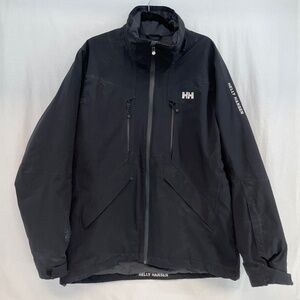 Helly Hansen Winter Jacket Ski Snowboard Regular Fit Black Men’s Size Large